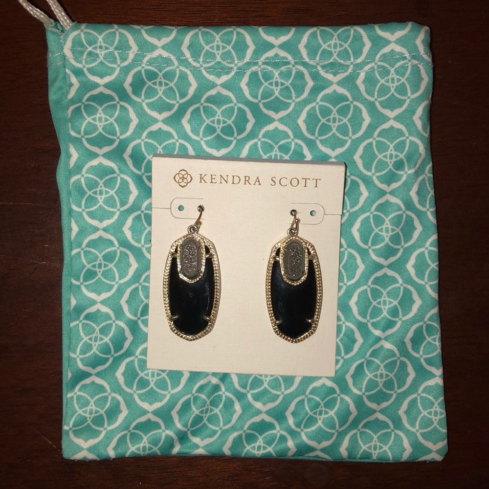 Kendra Scott custom earrings - elle size w/ druzy